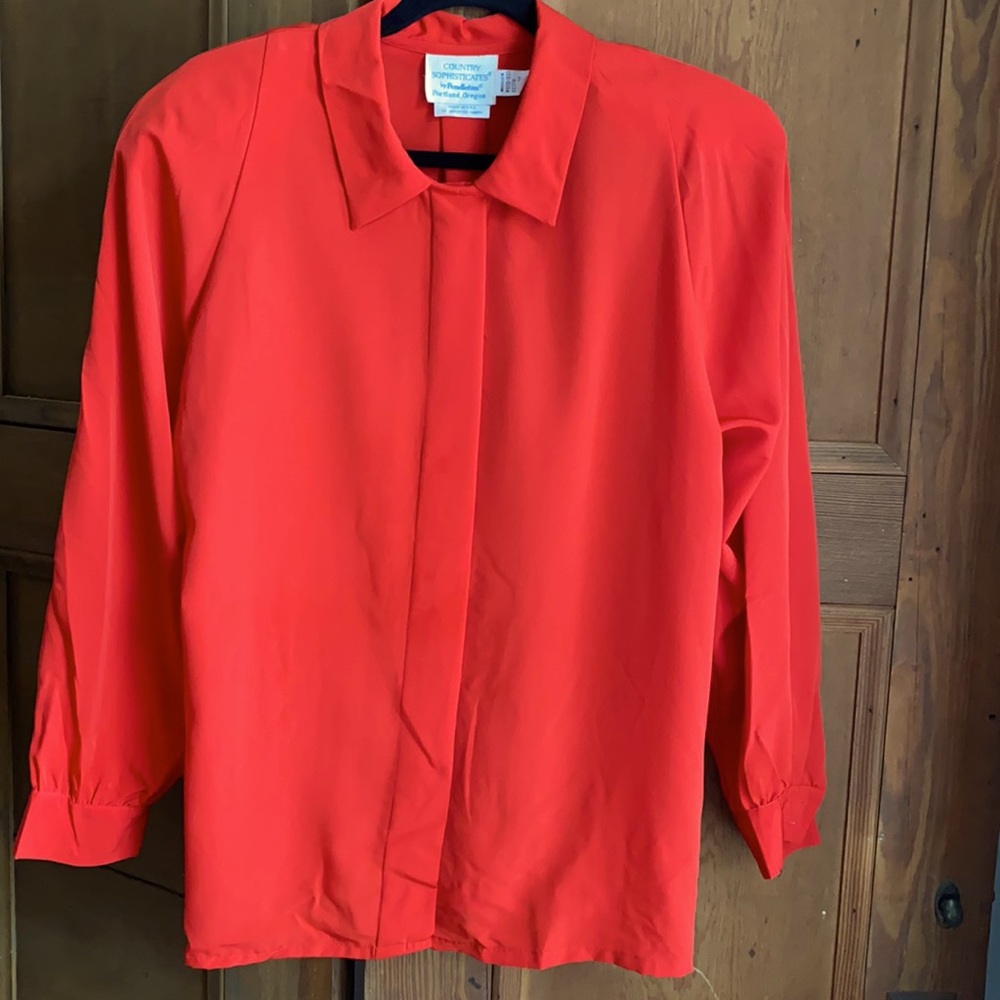 Vintage 80’s Women’s Blouse by Country Sophisticates/Pendleton. Sz 20W.
